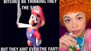 Think You the Shit, Bitch! You Not Even the Fart meme card, common rarity