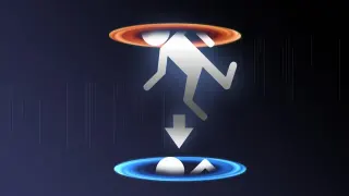 Thinking With Portals meme card, rare rarity