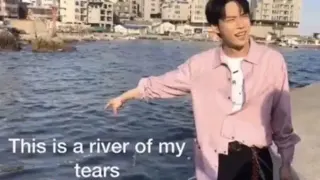 This Is a River of My Tears meme card, common rarity
