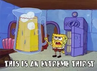 Carte meme This Is An Extreme Thirst, rareté commune
