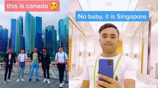 Carte meme This Is Canada. No Baby, It Is Singapore, rareté commune