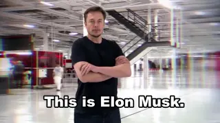 This Is Elon Musk meme card, common rarity