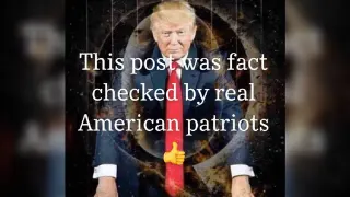 Carte meme This Post Was Fact Checked By Real American Patriots, rareté rare