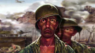 Thousand-Yard Stare meme card, rare rarity