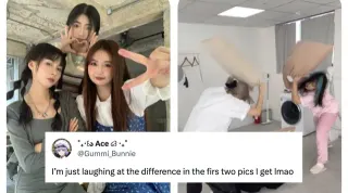 Three Person Group Poses meme card, common rarity