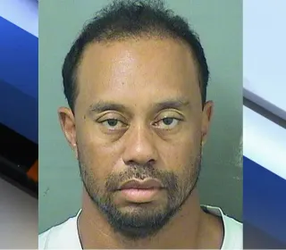 Tiger Woods' Mugshot meme card, common rarity