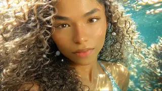 TikTok AI Mermaid Filter meme card, common rarity