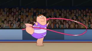 Tiny Arms Peter Griffin Dancing meme card, common rarity
