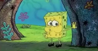 Tired SpongeBob meme card, rare rarity