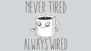 Tired / Wired meme card, rare rarity