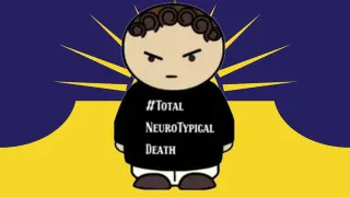 TNTD / Total Neurotypical Death meme card, common rarity