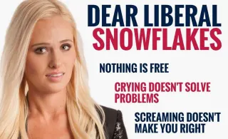Tomi Lahren's "Dear Liberal Snowflakes" Picture meme card, rare rarity