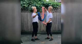 Towel Challenge (TikTok Trend) meme card, common rarity