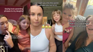 Carte meme Toxic Parenting Phrases Trend, rareté commune