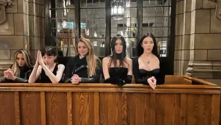 TradCath E-Girl Summit meme card, common rarity