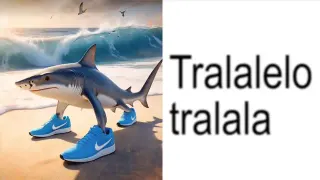 Tralalero Tralala meme card, epic rarity
