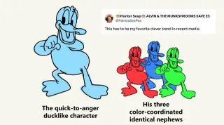 Trend In Recent Media meme card, common rarity