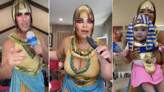 Trisha Paytas' "King Tut" Video meme card, common rarity
