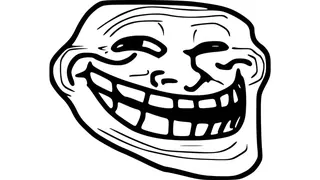 Carte meme Trollface, rareté mythique