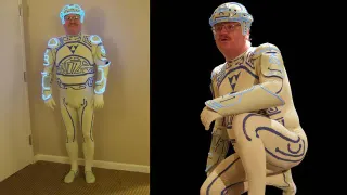 Tron Guy meme card, rare rarity