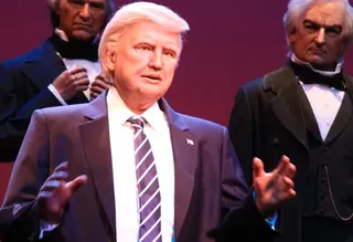 Trump Hall of Presidents Robot meme card, common rarity