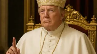 Carte meme Trump Pope, rareté commune