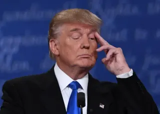 Trump Sniffles meme card, common rarity