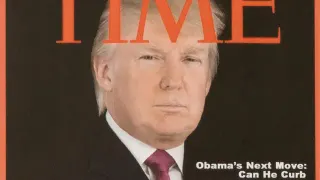Trump's Fake TIME Cover meme card, common rarity