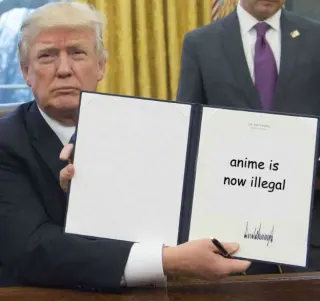 Trump's First Order of Business meme card, rare rarity