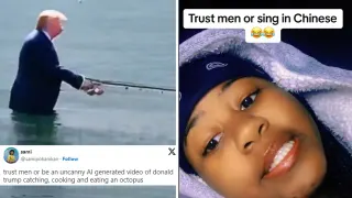 Carte meme Trust Men or X, rareté commune