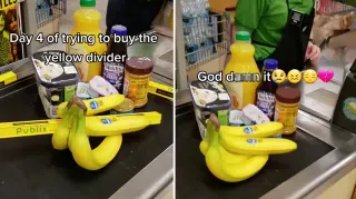 Carte meme Trying To Buy The Yellow Divider, rareté commune