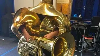 Tuba Man / Tuba Boss meme card, common rarity