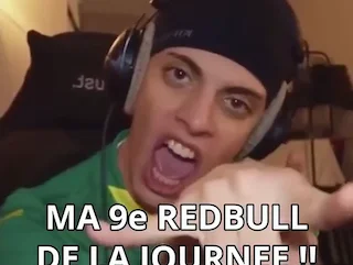 Meme-Karte "That's my 9th Red Bull", Seltenheit: Selten