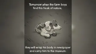 Carte meme Two-Headed Calf Poem by Laura Gilpin, rareté commune