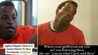 Carte meme Ugliest Rapper Alive, rareté commune