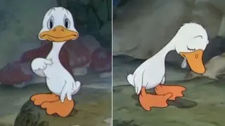 Ugly Duckling Pointing at Himself and Crying meme card, common rarity