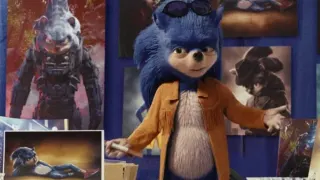 Ugly Sonic meme card, rare rarity