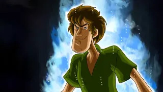Ultra Instinct Shaggy meme card, legendary rarity