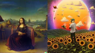 Uncrops / AI-Expanded Images meme card, common rarity