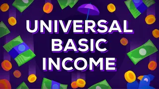 Universal Basic Income (UBI) meme card, common rarity