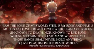 Unlimited Blade Works meme card, epic rarity