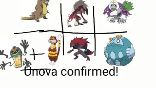 Unova Confirmed meme card, common rarity