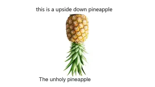Upside-Down Pineapple meme card, common rarity