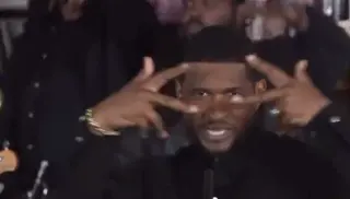 Usher's "Watch This" meme card, common rarity