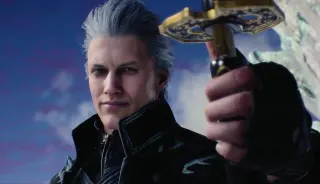 Vergil meme card, rare rarity