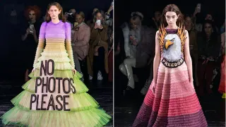 Viktor & Rolf Meme Gowns meme card, common rarity