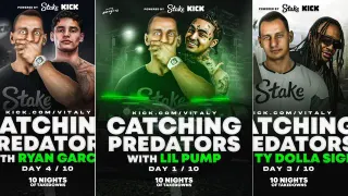 Vitaly "Catching Predators With" Kick Streams meme card, common rarity