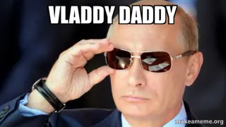 Vladdy Daddy meme card, common rarity