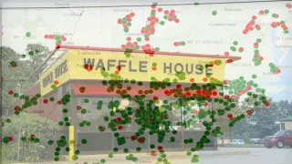 Waffle House Index meme card, common rarity