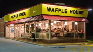 Carte meme Waffle House, rareté commune